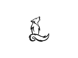 Lone Wolf Small Wolf Tattoo Simple Wolf Tattoo Tribal Wolf Tattoo