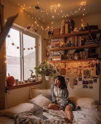 Aesthetic Fairy Lights Bedroom Inspiration Cozydecorshop Com Aesthetic Bedroom House Rooms Aesthetic Rooms