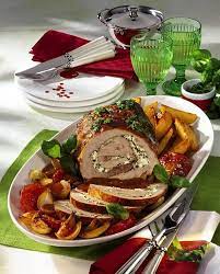 Gefullter Schweinerollbraten Rezept Lecker Schweinerollbraten Schnitzel Braten Rezepte