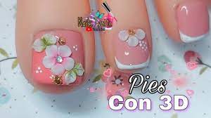 Es muy fácil, utilizo los dual forms y quedan chulísimas, lucen mucho y además duran un montón!! Diseno De Unas Para Pie Con 3d Unas Facil 2020 Nail Art Designs 2020 New Nails Art Nail Art Youtube