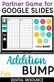 Free Digital Addition Bump Tales From Outside The Classroom In 2020 Math Facts Google Slides Math Google Classroom Elementary