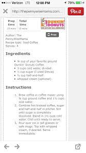 Dunkin Donuts Iced Coffee Hope This Works I Am Addicted To Dd Iced Coffees Dunkin Donuts Iced Coffee Ice Coffee Recipe Dunkin Donuts Iced Coffee Recipe