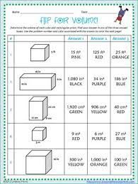 Volume Of Cubes And Rectangular Prisms Coloring Page Rectangular Prisms Basic Math Volume Math