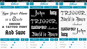 Tattoo designs is a tattoo design app that really stands out for its extensive design library in popular and obscure categories. Free Text Tattoo Maker For Android Apk Download