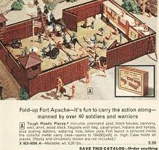 Fort Apache Playset 1964 Fort Army Men Toy Soldiers