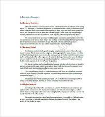 Coffee Shop Business Plan Template Unique Coffee Shop Business Plan Template 13 Free Word Exc Cafe Business Plan Coffee Shop Business Plan Coffee Shop Business
