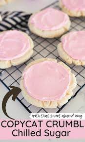 Copycat Crumbl Chilled Sugar Cookies Cooking With Karli Delicious Cookie Recipes Almond Sugar Cookie Recipe Cookie Recipes