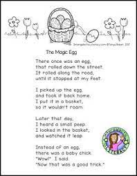 The Magic Egg Easter Poem Freebie Easter Poems Poems Free Poems
