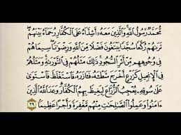 مشعل الصغي ر Auf Twitter أخر آيه من سورة الفتح جمعت جميع حروف اللغه العربية Http T Co Qpjzjtta