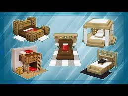 20 Minecraft Bed Designs Youtube Minecraft Decorations Minecraft Creations Minecraft Designs