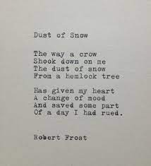 Robert Frost Snow Poem Typed On Typewriter Poetry Words Poem Types Snow Poems