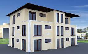 Die farbe der hausfassade muss in das gesamtbild von haus, dach, garten und nachbarschaft passen. Fassadengestaltung Modern Einfamilienhaus Beispiele Haus