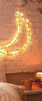 Moon Fairy Light Boho Home Decor Idea Affiliate Bohemian Bedroom Living Room Decorati Fairy Lights Bedroom College Apartment Decor Bohemian Living Rooms