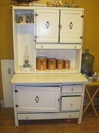 The most common antique hoosier cabinet material is metal. Hoosier Cabinet Wikipedia