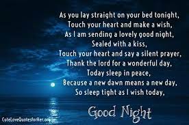 Romantic Good Night Poems For Your Girlfriend Her Good Night Love Quotes Romantic Good Night Night Love Quotes