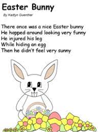Easter Bunny Limerick Poetry For Kids Limerick For Kids Kids Poems