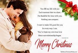 Romantic Merry Christmas Love Poem For Her Christmas Xmas Merrychristmaspoems Chri Christmas Love Quotes Romantic Christmas Merry Christmas Wishes Messages