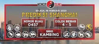 Prediksi Suhu Togel Shanghai 18 Februari 2020 Hari Selasa Menculik Shanghai 11 Desember