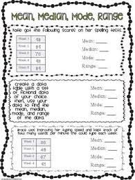 Mean Median Mode Range Free Quiz And Answer Key Mean Median And Mode Free Quiz Quiz