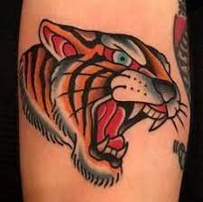 31 Best Ideas Tattoo Sleeve Tiger American Traditional Tiger Head Tattoo Traditional Tiger Tattoo Sleeve Tattoos