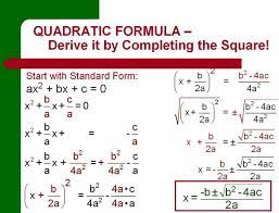 Derive The Quadratic Formula By Completing The Square Would Be An Interesting Way To Introduce This Idea To Quadratics Practices Worksheets Quadratic Formula