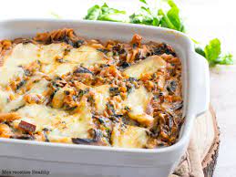 Gratin De Pate Aux Champignons Et Fromage Mes Recettes Healthy Recette Pates Aux Champignons Gratin De Pates Recette Healthy