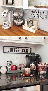 Start Your Morning With A Cup Of Coffee Having A Coffee Station At Home Almost Is The Dream Of Every Coffee Coffee Bar Home Kitchen Decor Home Coffee Stations