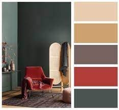 Living Room Interior Design Color Palette Design Red And Green Color Color Palette Interior Design Living Room Design Red Color Palette Living Room