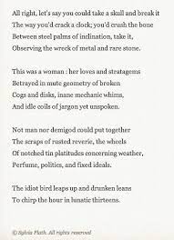 Cuckoo Sonnets Literature Quotes Sylvia Plath