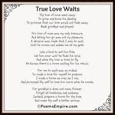 Prison Love Poems True Love Waits Love Poems Cute Love Poems