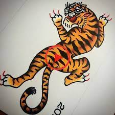 Tattoos Flash Tattoos Future Tattoos Traditional Tiger Tattoo Tattoo Traditional Tiger Tattoo American Traditional Tattoo Tiger Tattoo