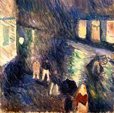 Bo Fransson Autumn Rain Edvard Munch 1892 Edvard Munch Art Painting