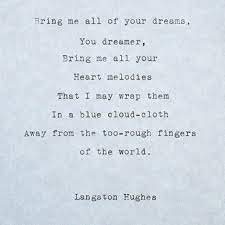 Poem By Langston Hughes Inspirational Quotes Author Quotes Literary Quotes