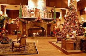 10 Hotels With Over The Top Christmas Decorations Christmas Decorations Christmas Fireplace Decor