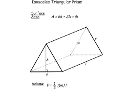 Calculating Surface Area And Volume Formulas For Geometric Shapes Geometric Shapes Triangular Prism Math Formulas
