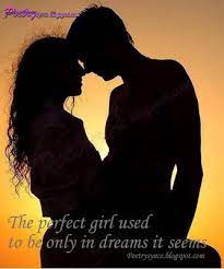 Poetry French Love Romantic Poem The Perfect Girl Used To Be Only In Dreams It Seems Romantic Poems English Love Poems The Perfect Girl