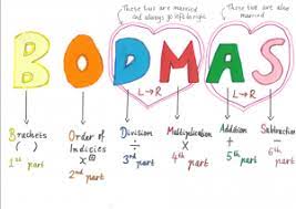 Bodmas Order Of Operations Julia S School Blog Special Education Math Bodmas Order Of Operations