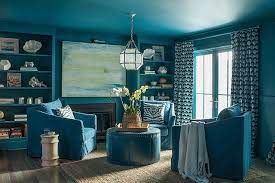 Ocean Blue Wall Trim Ceiling Color Deep Ocean Room Colors Living Room Color Living Room Color Schemes