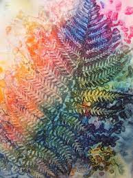 Monoprinting With Watercolor Monoprint Art Projects Nature Art