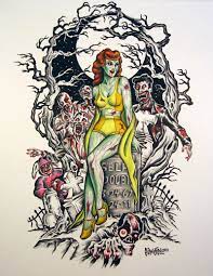 Zombie Pinup Zombie Girl Tattoos Horror Art Zombie Girl