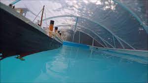 titanic model sinks and splits #1 youtube