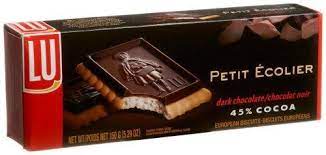 Lu Cookies Le Petit Ecolier The Little Schoolboy Dark Chocolate 5 29 Ounce Boxes Pack Of 6 By Lu Chocolate Calories Kind Snack Bars Healthy Chocolate Bars