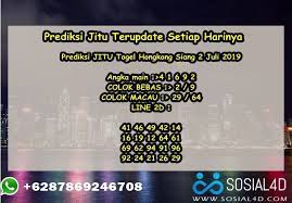 Prediksi Hongkong Siang 2 Juli 2019 Sosial4d 20 Januari Penyiangan 29 Januari