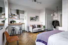 Cozy One Room Apartment In Perfect Style Apartment Bedroom Decor Apartment Room Apartment Interior