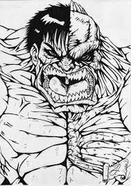 Bruce banner was transformed into the incredibly powerful creature called the hulk. Hulk Abomination Artwork Bw By Darkartistdomain On Deviantart