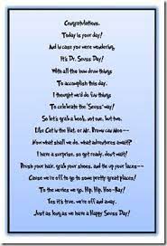 Dr Seuss Day Poem Free Printable Print This Poem And To Share With Your Kids Read Some Dr Seuss Books And Go See A Seuss Dr Seuss Day Seuss Kids Reading