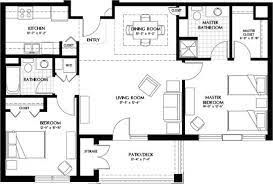 Luxury Apartment Homes Two Bedroom Extended Floor Plan Luxury Floor Plans 2 Bedroom Apartment Floor Plan House Plan With Loft