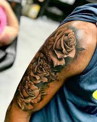 Dark Skin Sleeve Tattoo By Faisal Al Lami Tattoo Sal Only In Seventhsealtattoo Darkskin Darkskintattoo Sleevetattoo