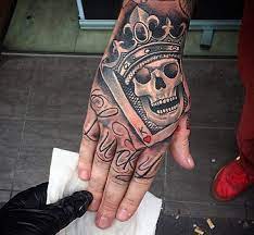 Top 99 Crown Tattoo Ideas 2021 Inspiration Guide Hand Tattoos For Guys Crown Hand Tattoo Hand Tattoos