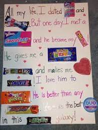 Candy Poster Board Cute Valentines Day Ideas Diy Valentine Gifts For Boyfriend Diy Valentines Gifts